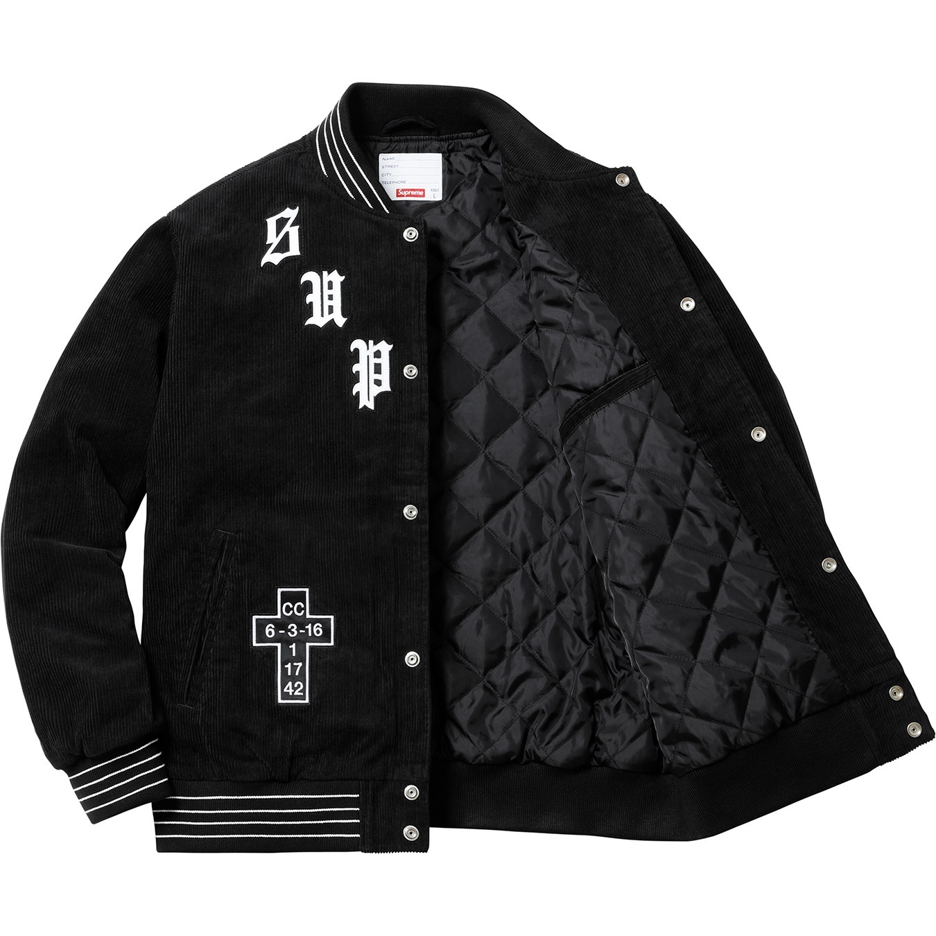 Old English Corduroy Varsity Jacket view 11
